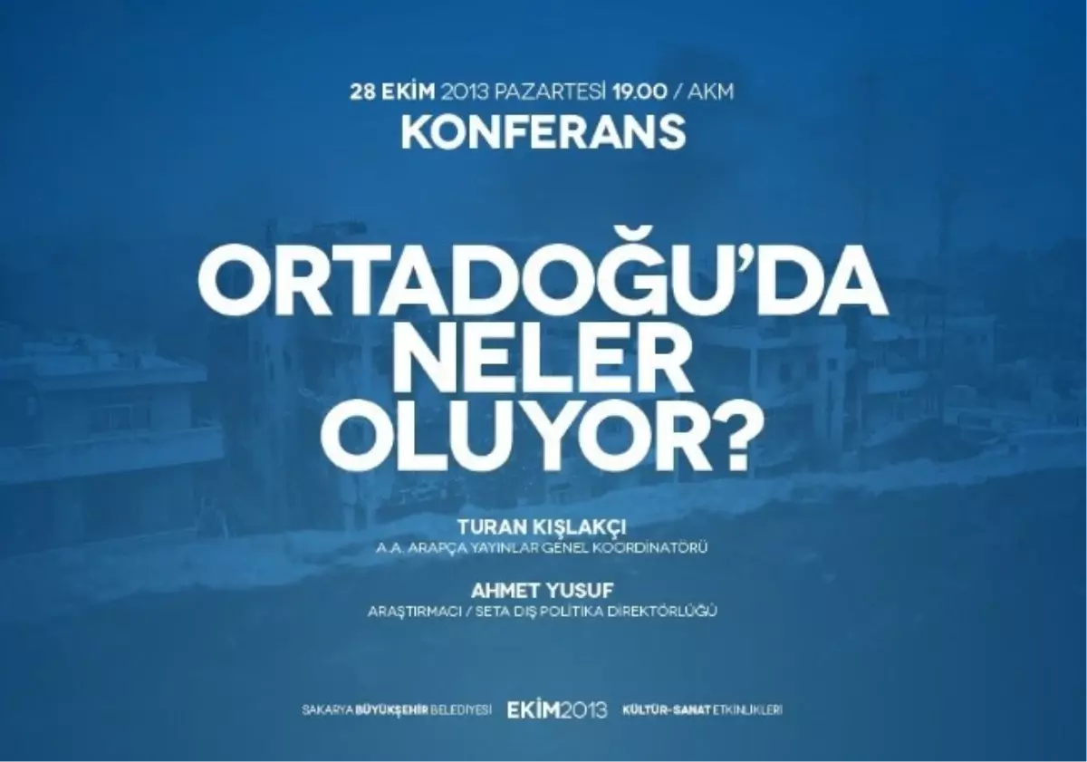 Akm'de Gündem Ortadoğu