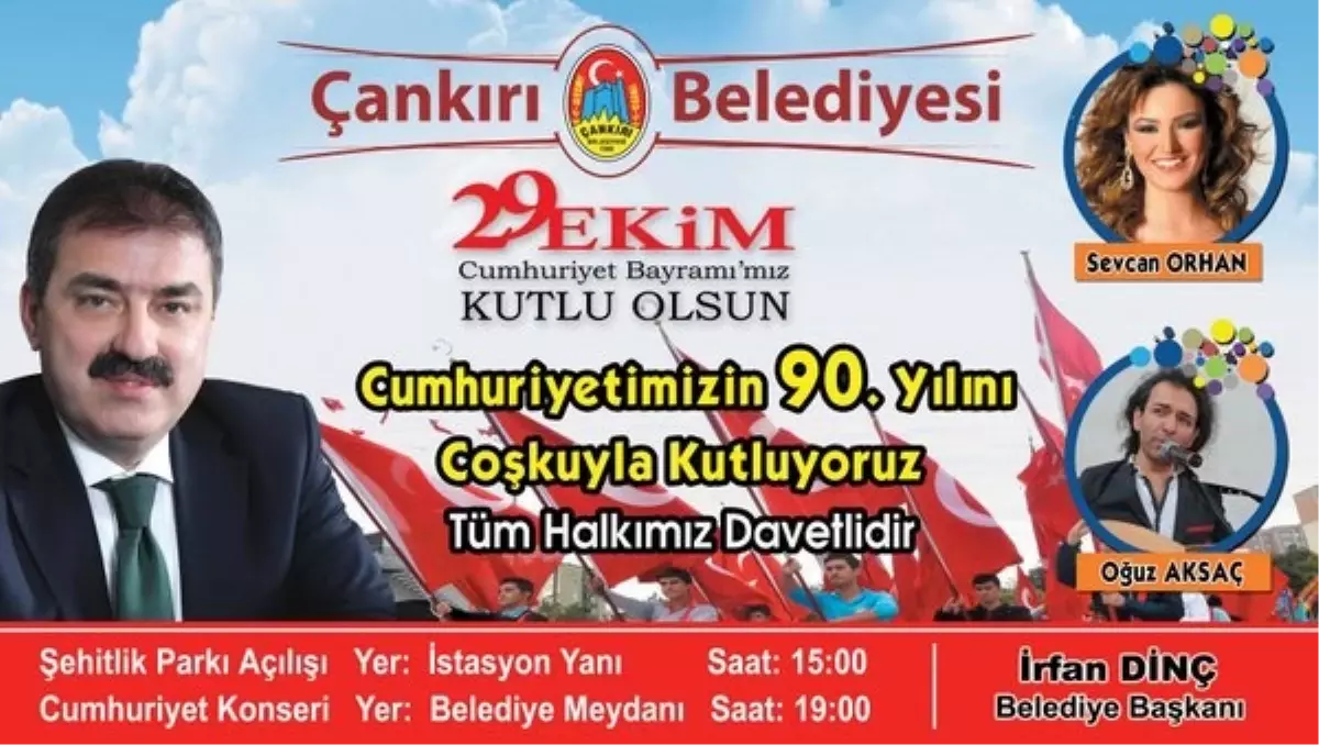 Çankırı Belediyesi Cumhuriyet Coşkusu Yaşatacak