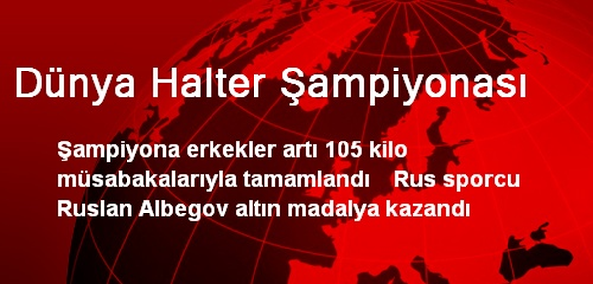 Dünya Halter Şampiyonası