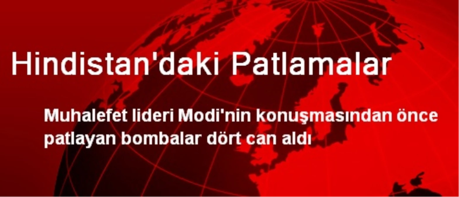 Hindistan\'daki Patlamalar