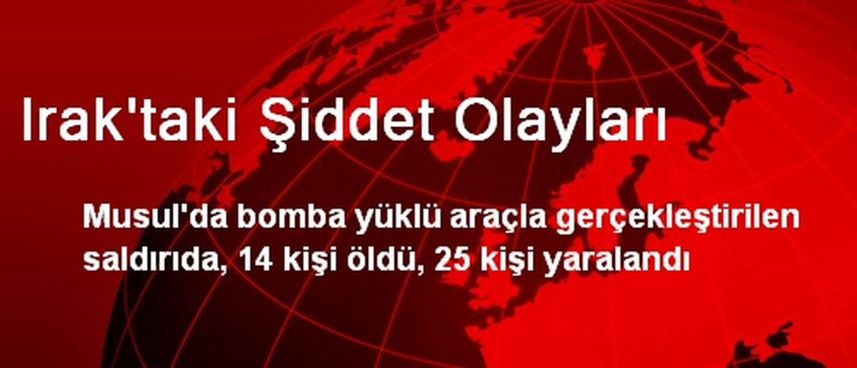 Irak\'taki Şiddet Olayları