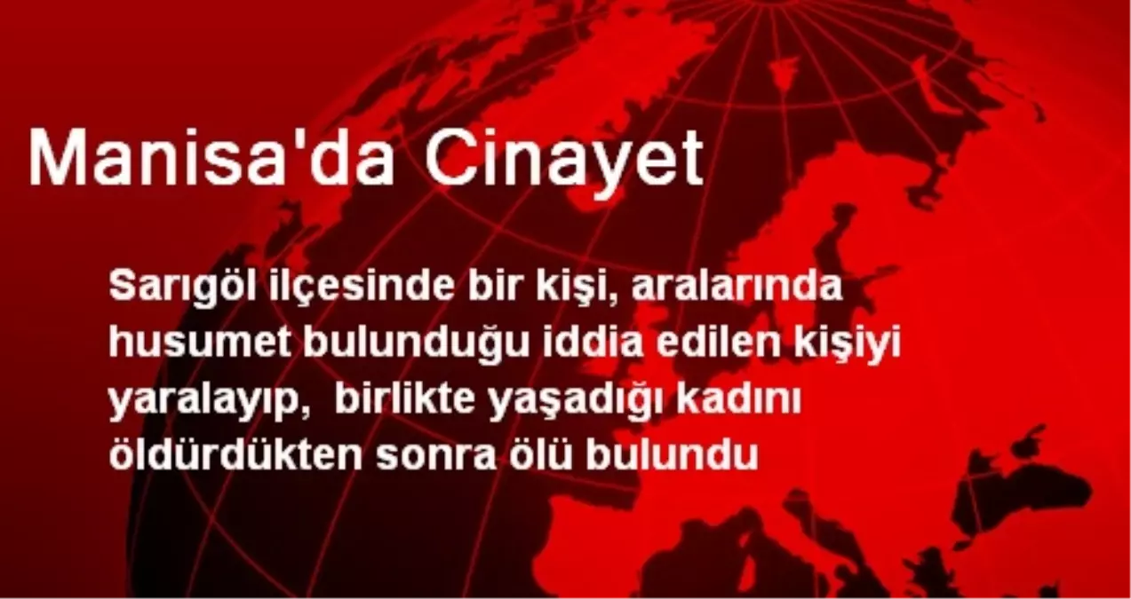 Manisa\'da Cinayet