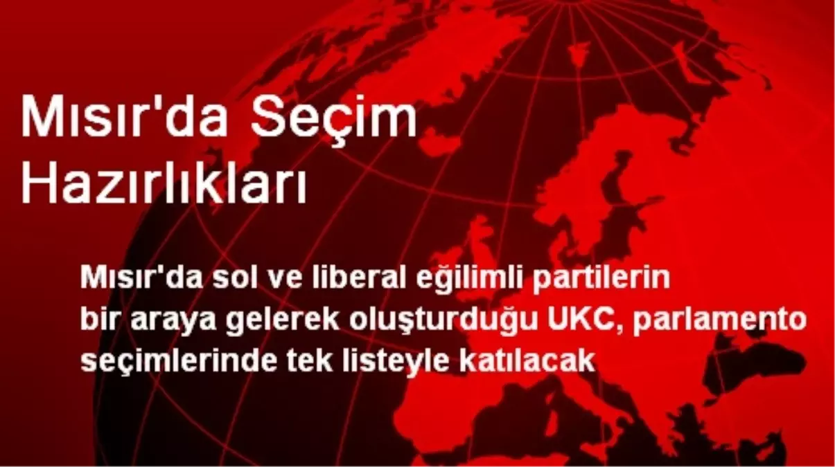 Mısır\'da Seçim Hazırlıkları