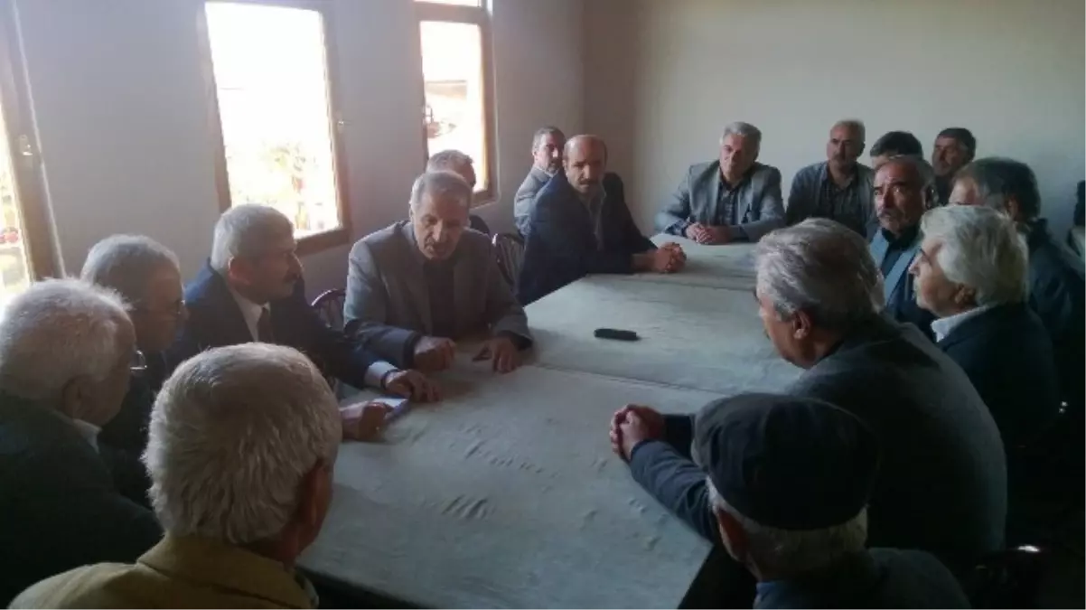 AK Parti'li Şahin, Yeşilyurt'u Ziyaret Etti