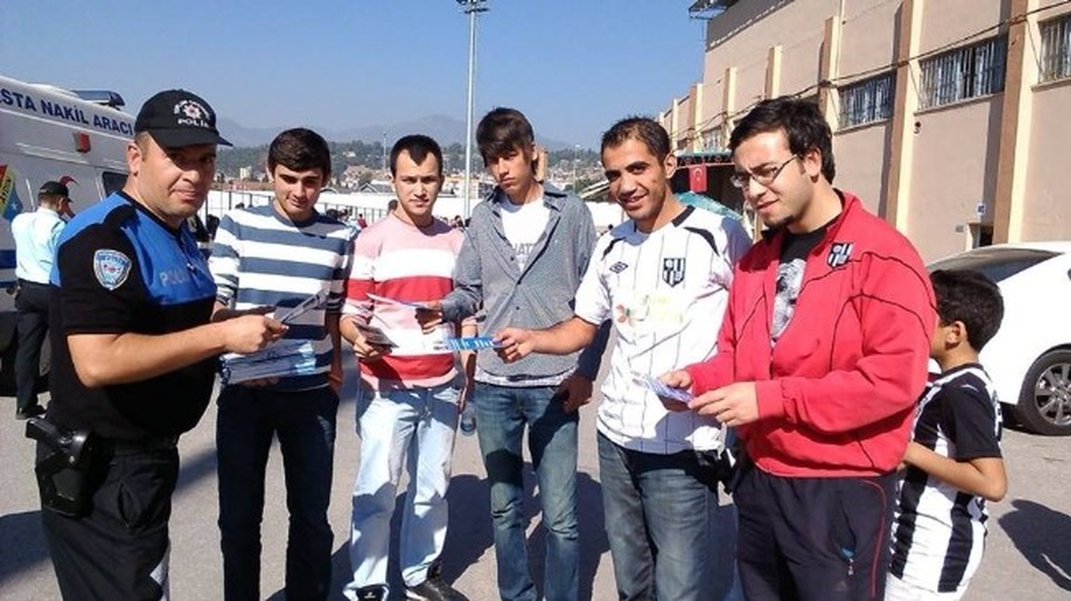 Aydın Polisi Taraftarları Bilgilendirdi