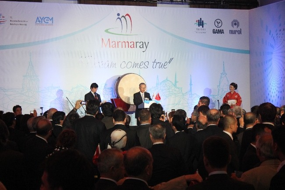 Çırağan\'da "Marmaray" Resepsiyonu