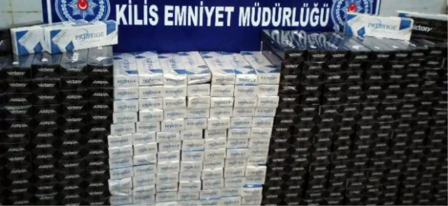 Kilis\'te 23 Bin Paket Kaçak Sigara