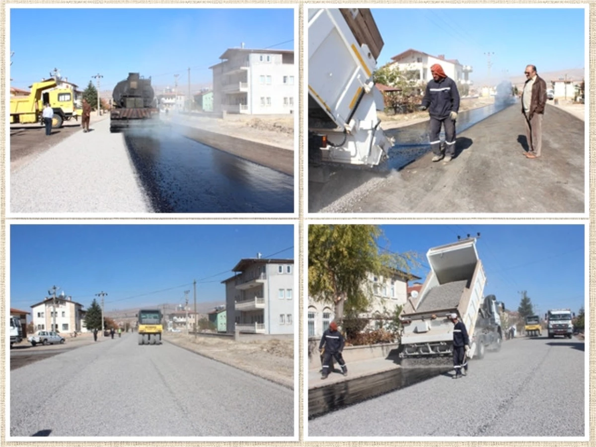 Nevşehir Avanos\'ta Asfalt Yol Yapım Çalışmaları Tamamlanıyor