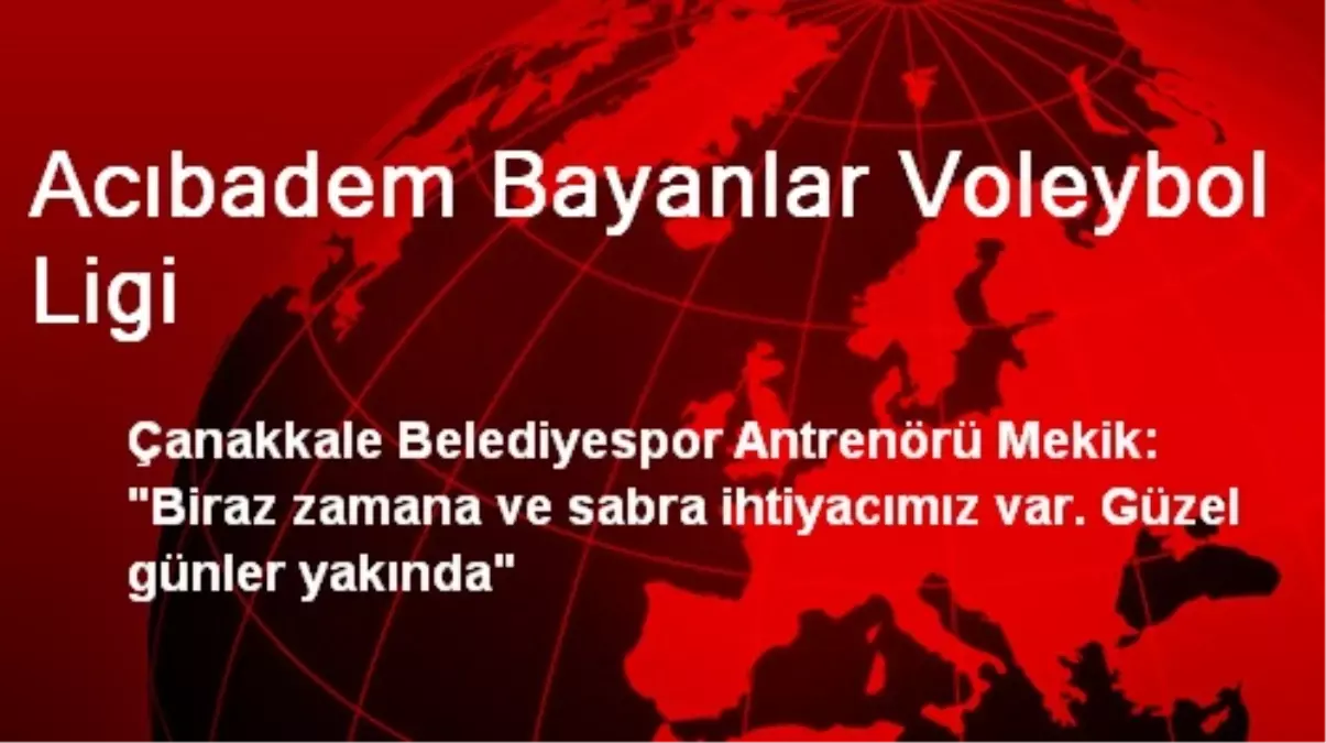 Acıbadem Bayanlar Voleybol Ligi