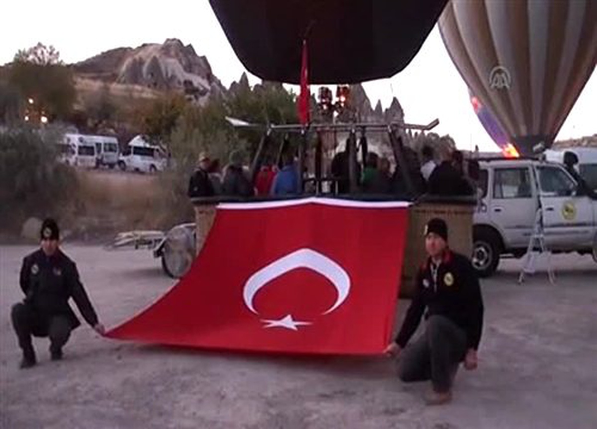 Balonlar, \'Cumhuriyet Bayramı\' İçin Havalandı