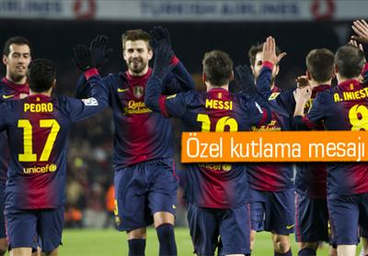 Barcelona\'dan Türkçe Cumhuriyet Bayramı Mesajı