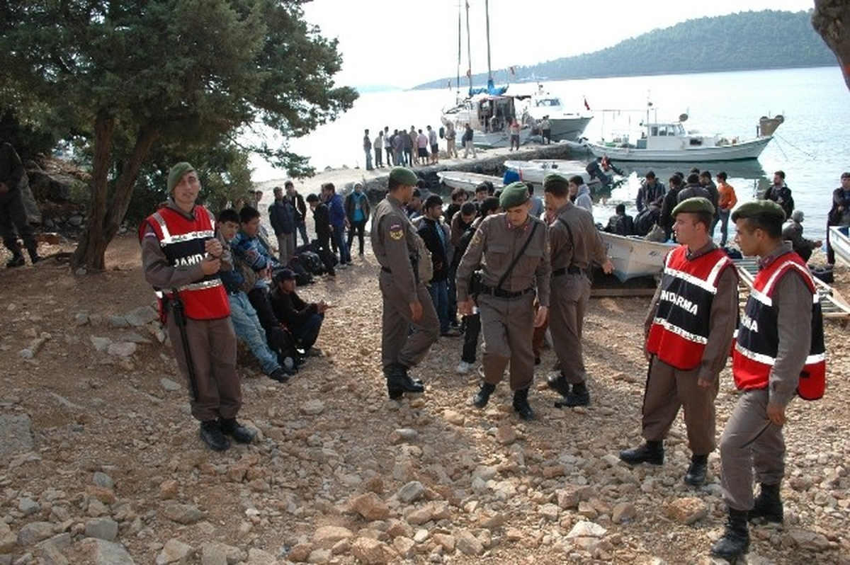 Bodrum\'da 170 Kaçak Göçmen Yakalandı