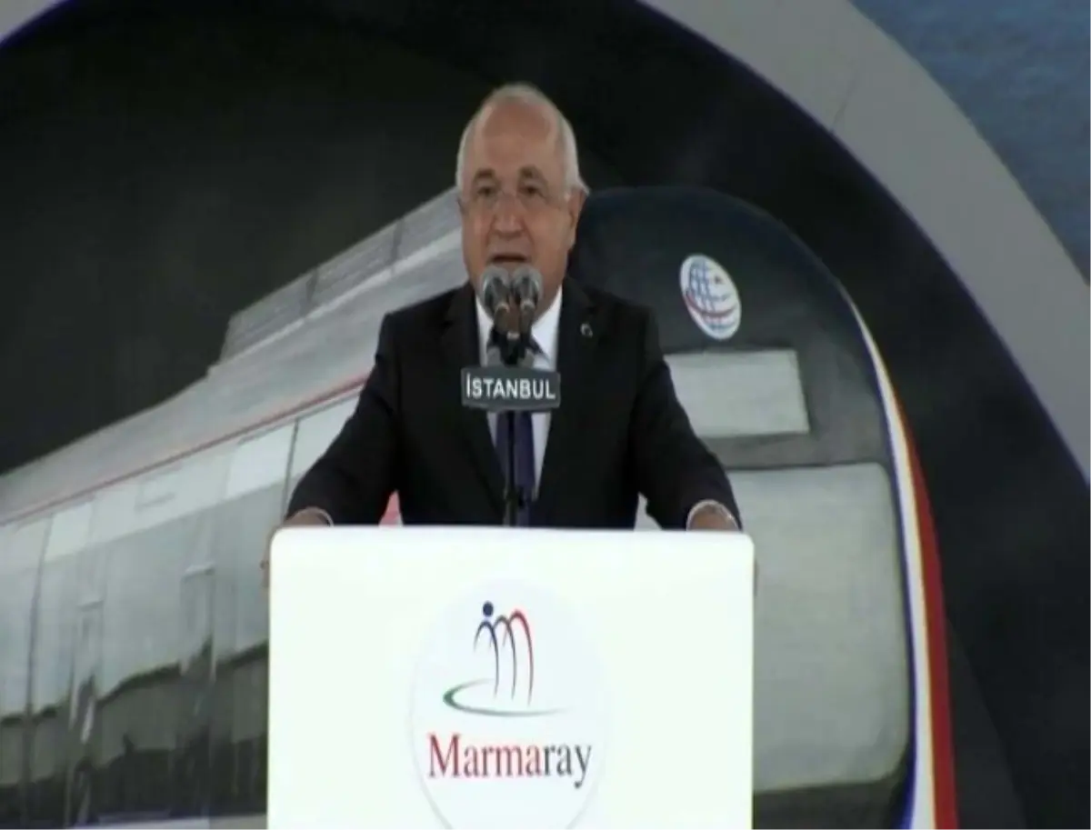 Marmaray\'ın Açılış Töreni-Bakan Yıldırım.