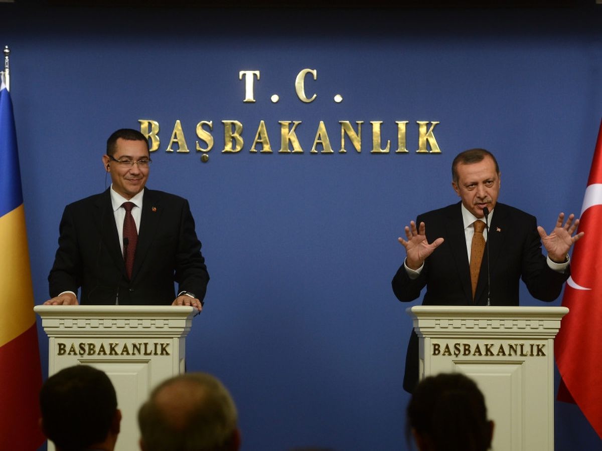 Erdoğan Ponta Ortak Basın Toplantısı