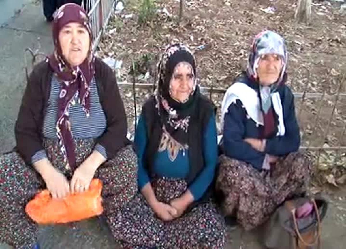 Hal işçisi kadınların eylemi