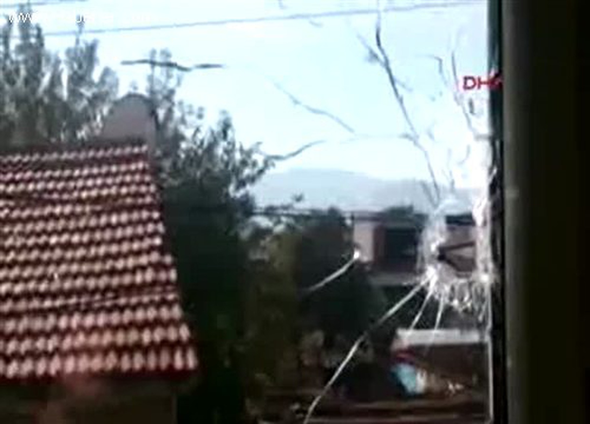 İznik\'te Maganda Kurşunu Cama İsabet Etti