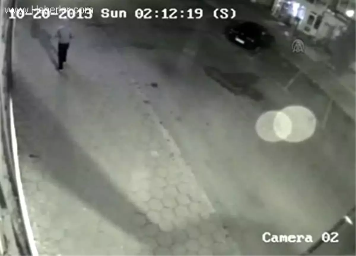 Kundaklanan caminin güvenlik kamerası görüntüleri