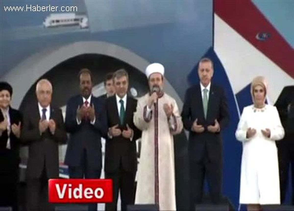Marmaray\'a Dualı Tekbirli Açılış