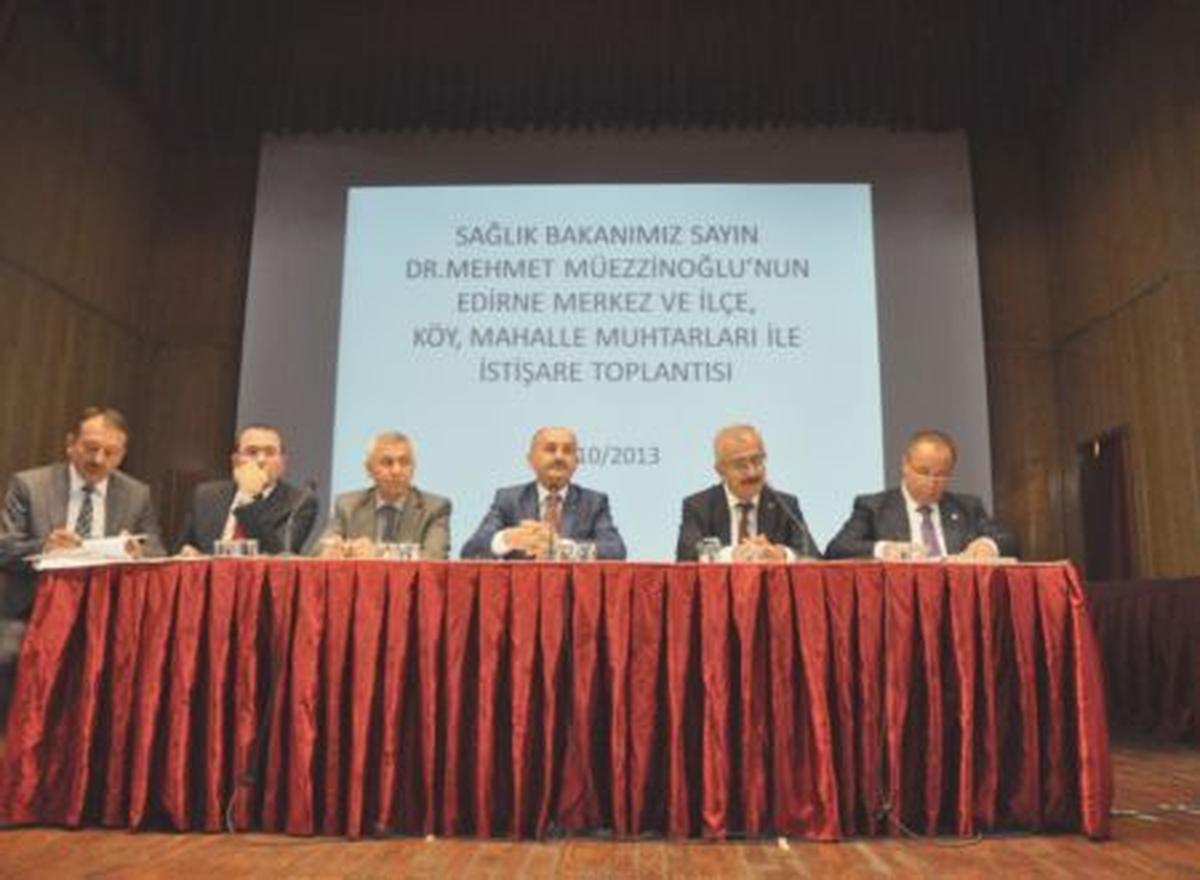 Müezzinoğlu, istişare toplantısına katıldı