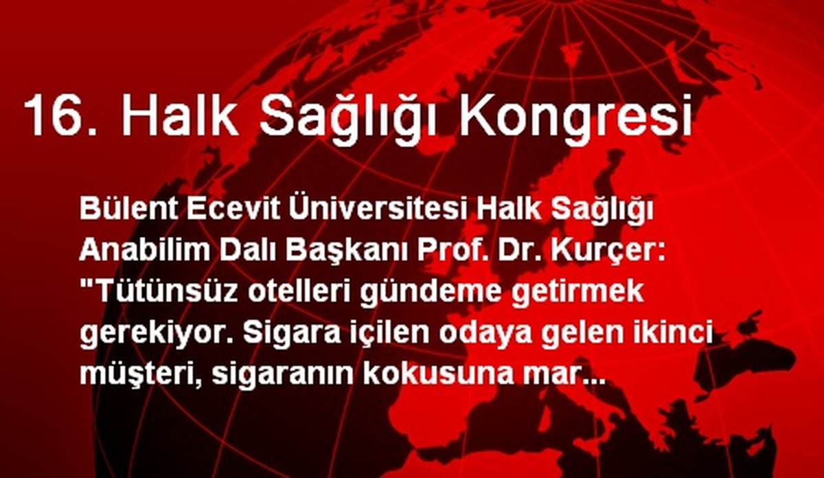 16. Halk Sağlığı Kongresi