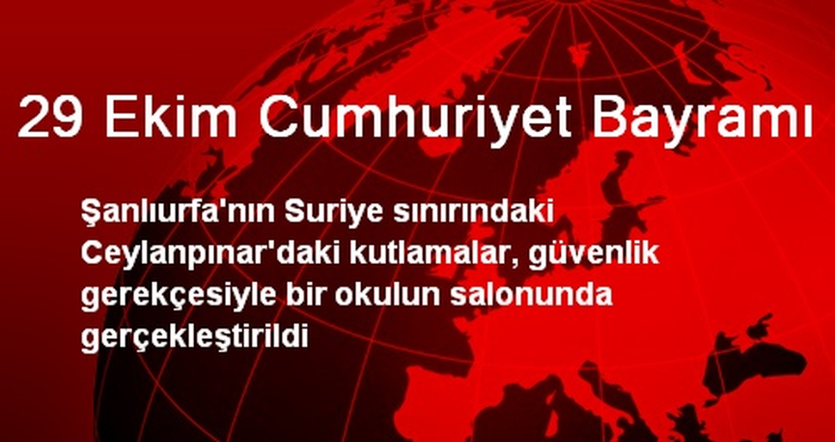 29 Ekim Cumhuriyet Bayramı