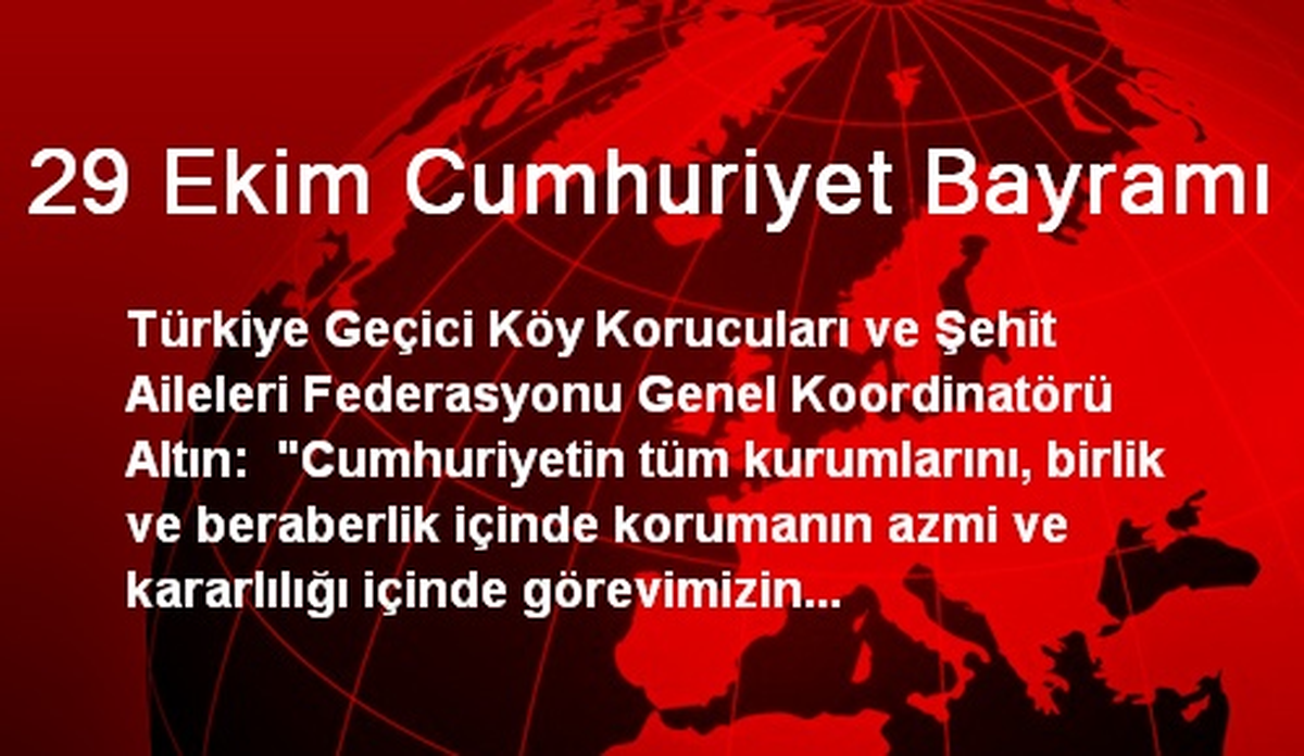 29 Ekim Cumhuriyet Bayramı