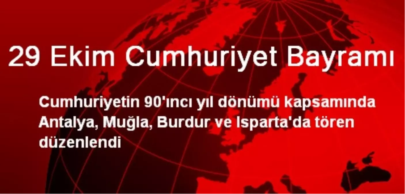 29 Ekim Cumhuriyet Bayramı