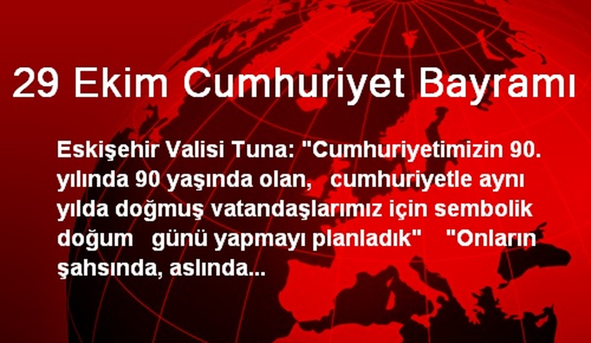 29 Ekim Cumhuriyet Bayramı