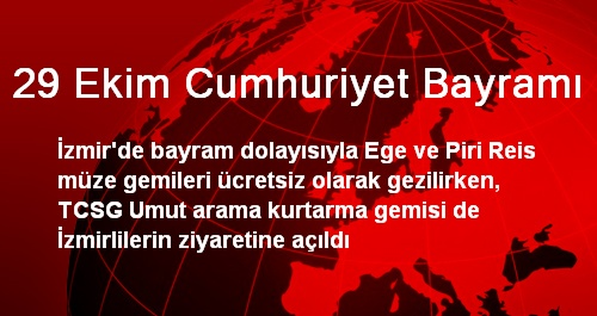 29 Ekim Cumhuriyet Bayramı