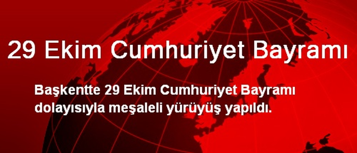 29 Ekim Cumhuriyet Bayramı