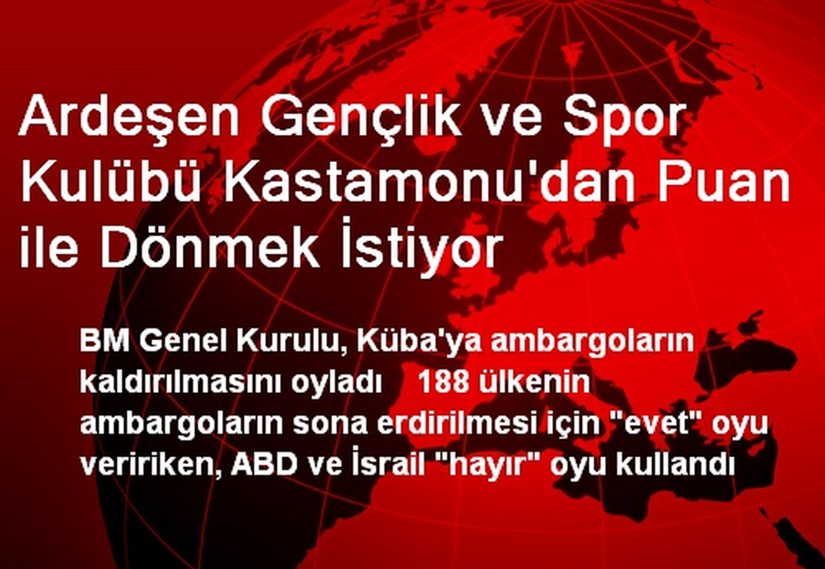 BM\'de Küba\'ya Ambargo Oylandı
