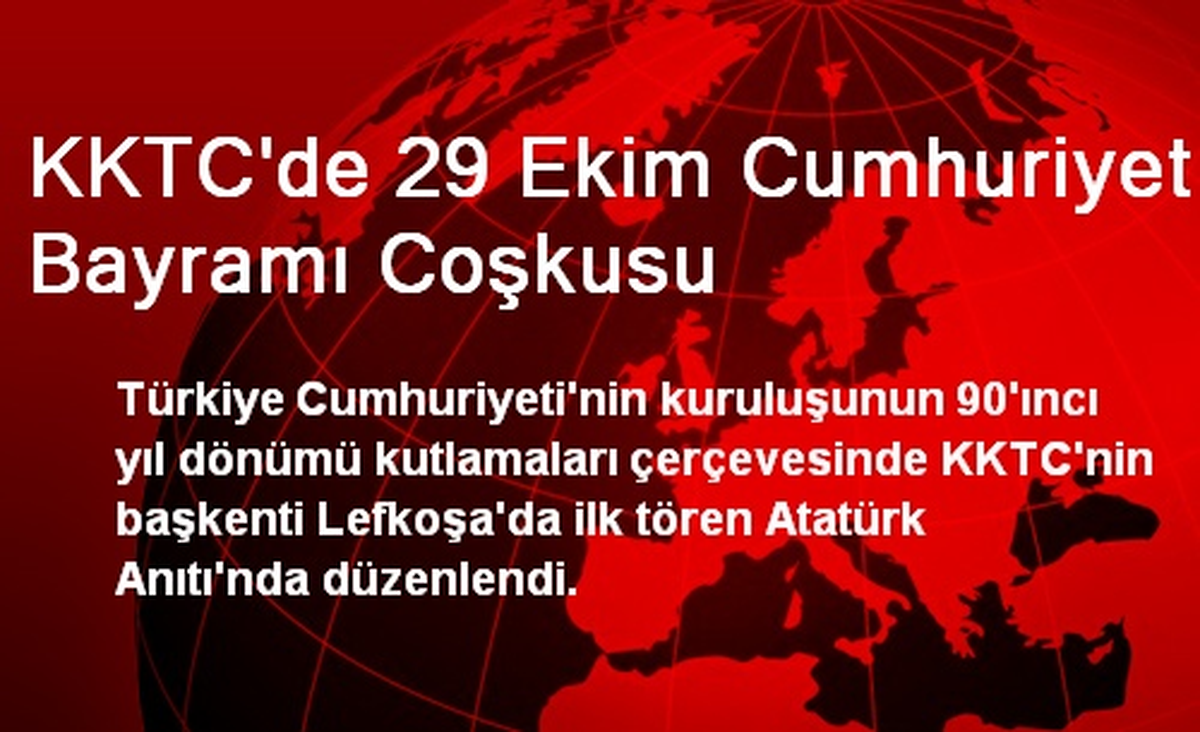 KKTC\'de 29 Ekim Cumhuriyet Bayramı Coşkusu