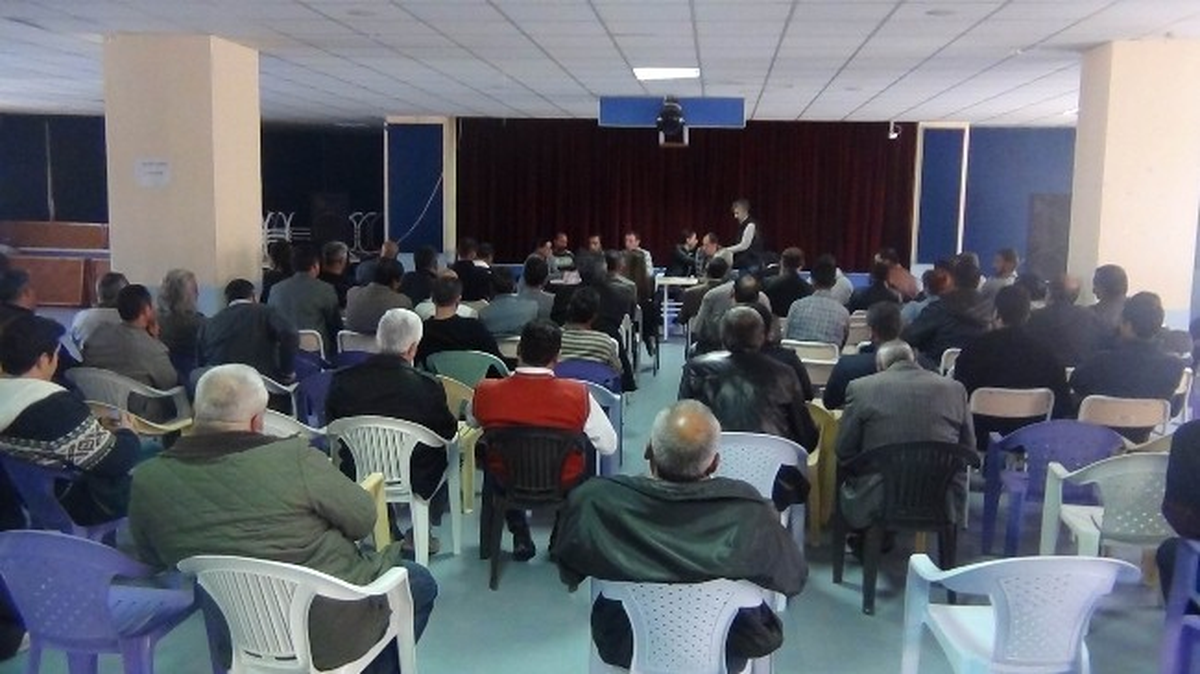 Ovacık\'ta Maden ve Barajlara Karşı Toplantı Düzenlendi