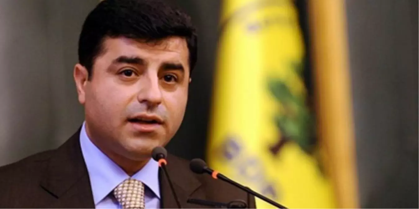 Selahattin Demirtaş: Hdp Alternatif Ana Muhalefet