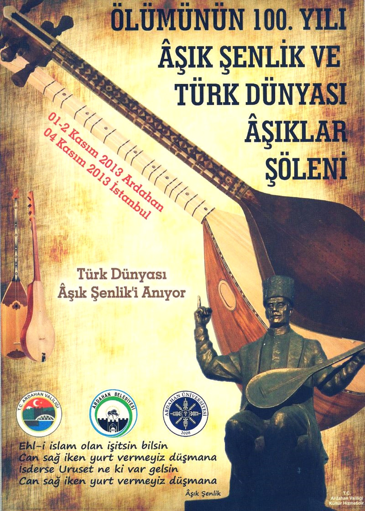 Âşık Şenlik\'i Anma Etkinliği Yapılacak