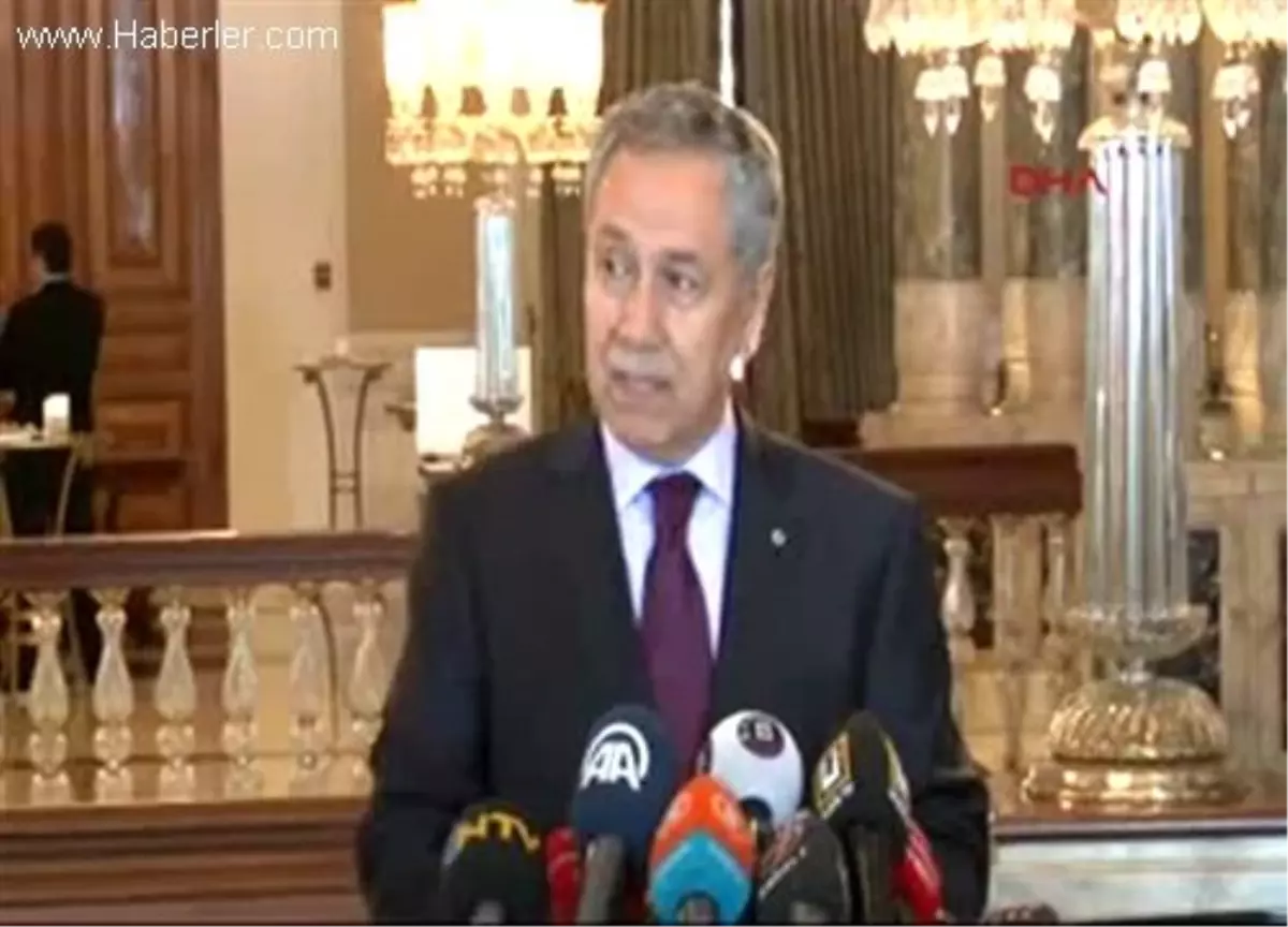 Arınç Gazetecilerin Sorularını Yanıtladı