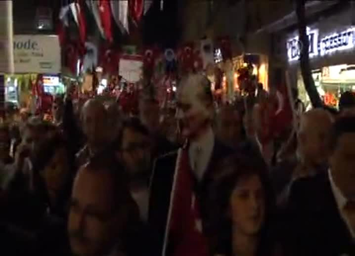 Ordu\'da Cumhuriyet Yürüyüşü Düzenlendi