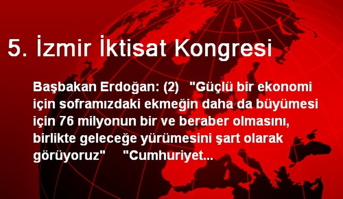 5. İzmir İktisat Kongresi