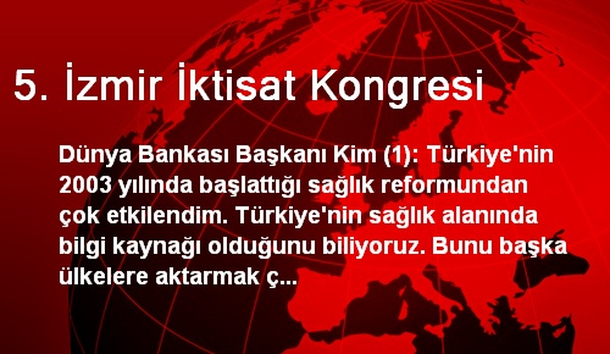 5. İzmir İktisat Kongresi