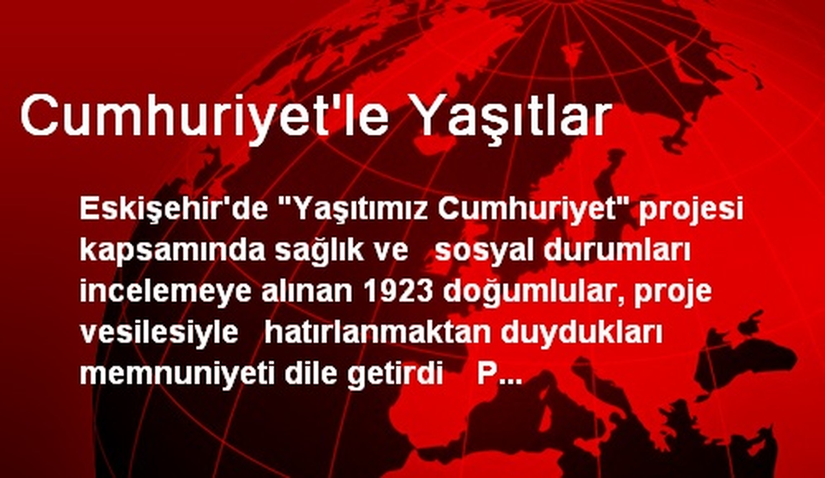 Cumhuriyet\'le Yaşıtlar