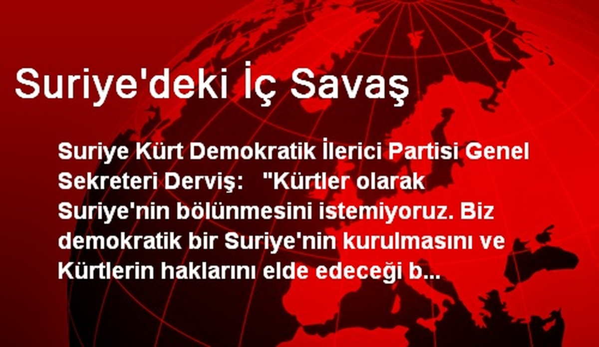 Suriye\'deki İç Savaş