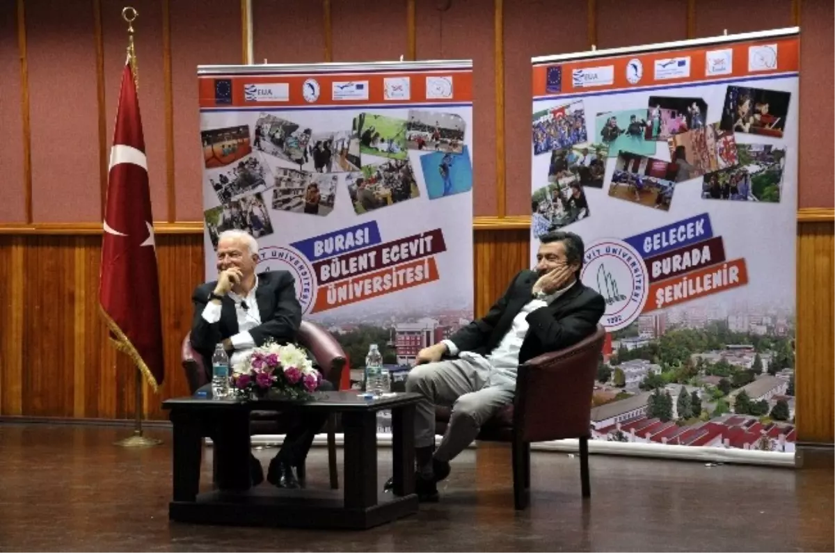 Şansal Büyüka ve Tümer Metin, Beü\'lü Öğrencilerle Buluştu