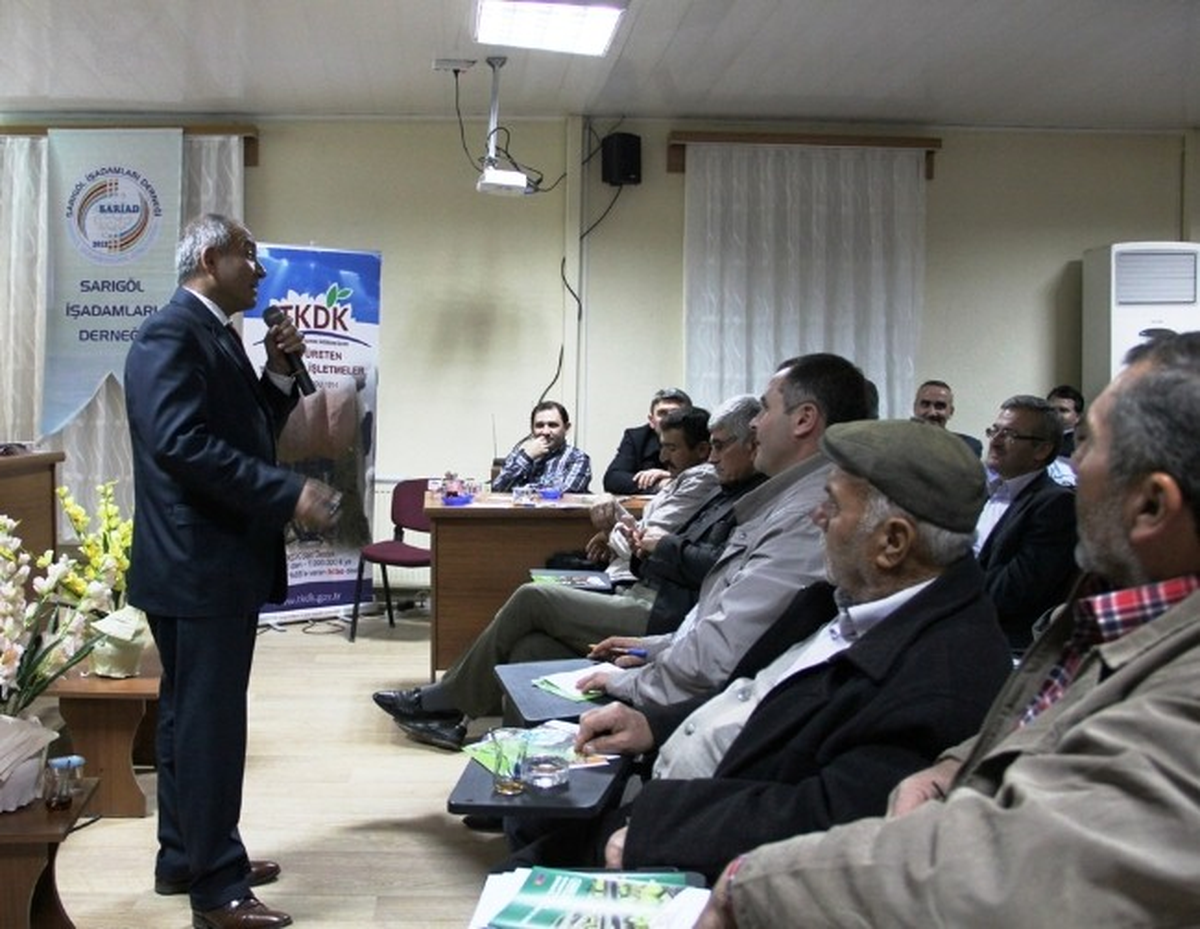 Sarıgöl\'de Tkdk Tanıtım Toplantısı Yapıldı