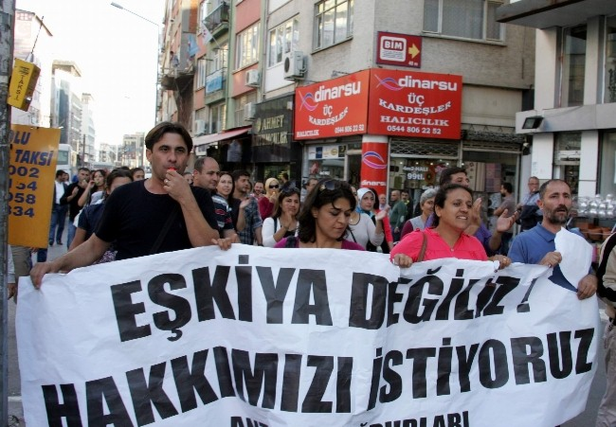 Tekstil İşçilerinden Eylem