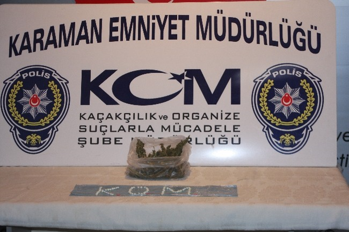 Karaman\'da Uyuşturucu Operasyonu: 3 Gözaltı