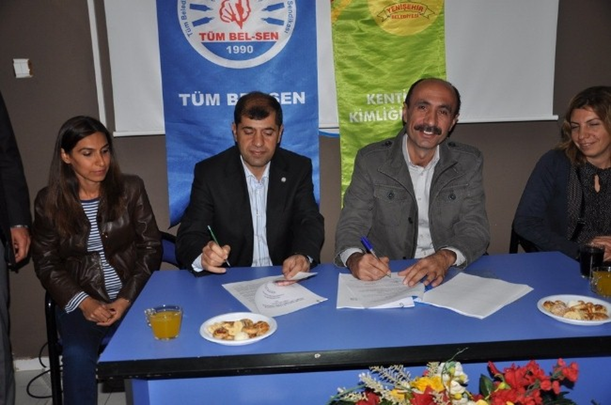 Yenişehir Belediyesi ve Tüm Bel-Sen Arasında Toplu İş Sözleşmesi İmzalandı