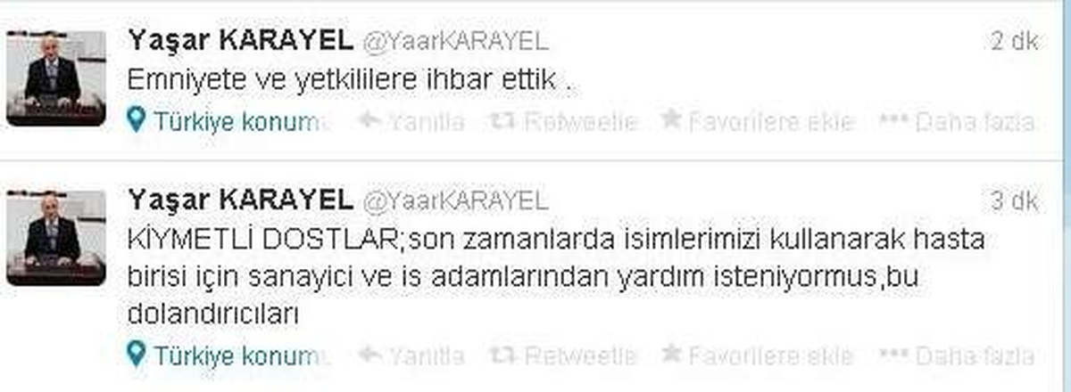 AK Parti Milletvekili Yaşar Karayel\'den Vatandaşlara Uyarı