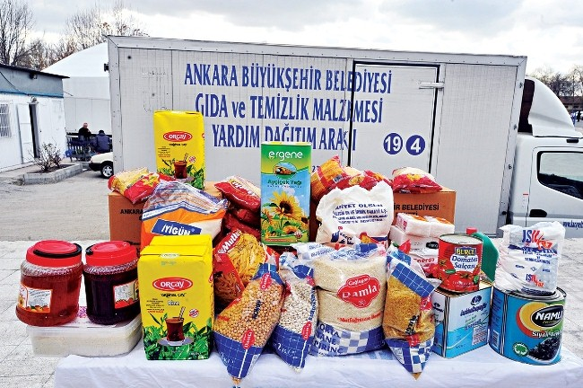 Ankara Büyükşehir Belediyesi Gıda Yardımlarını 16. Yılında da Sürdürüyor