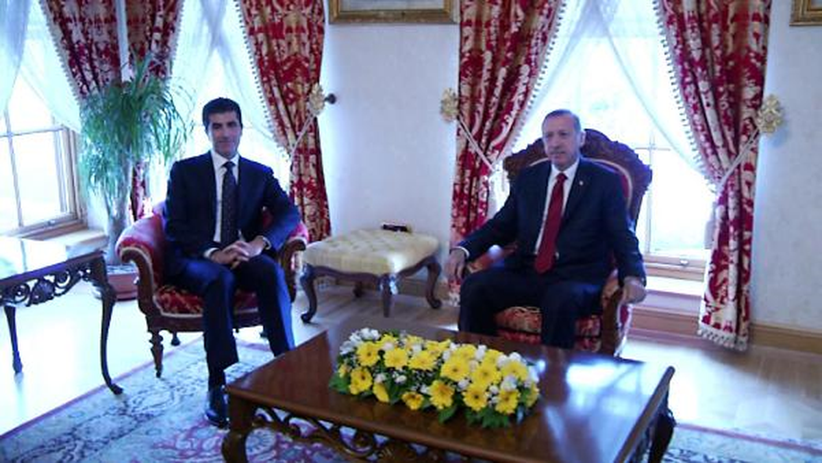 Başbakan Erdoğan Neçirvan Barzani ile Görüştü