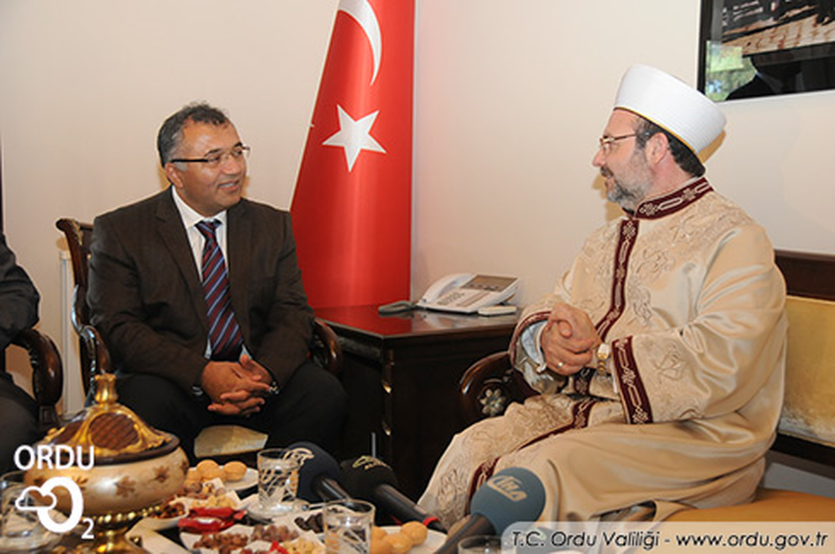 Diyanet İşleri Başkanı, Ordu Valisi\'ni Ziyaret Etti